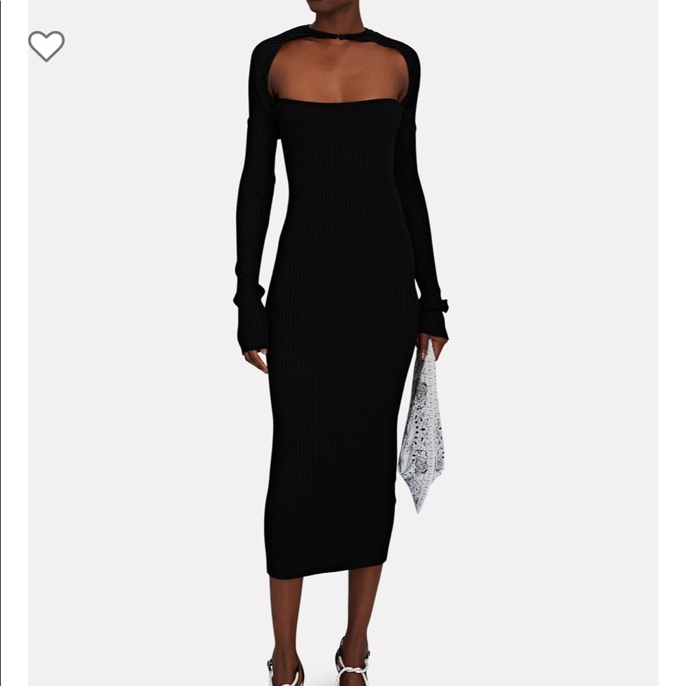 INTERMIX Black Maxi Dress